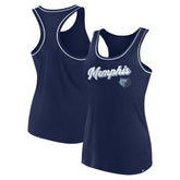 Memphis Grizzlies Women's Wordmark Logo Racerback Tank Top Outlet