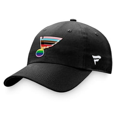 St. Louis Blues Fanatics Team Logo Pride Adjustable Hat For Sale