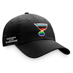 St. Louis Blues Fanatics Team Logo Pride Adjustable Hat For Sale