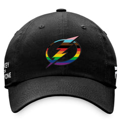 Tampa Bay Lightning Fanatics Team Logo Pride Adjustable Hat On Sale