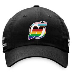 New Jersey Devils Fanatics Team Logo Pride Adjustable Hat Sale