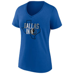 Dallas Mavericks Women's Hometown Collection All In V-Neck T-Shirt sale Discount