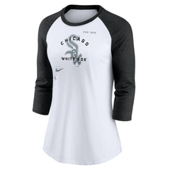 Chicago White Sox Nike Women's Next Up Tri-Blend Raglan 3/4-Sleeve T-Shirt | MLB Near me