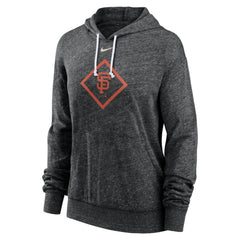 San Francisco Giants Nike Women's Diamond Icon Gym Vintage Lightweight Hooded Top | MLB US