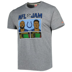 Indianapolis Colts Jonathan Taylor & Shaquille Leonard Homage Unisex NFL Jam Tri-Blend T-Shirt