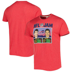 Buffalo Bills Andre Reed & Jim Kelly Homage Unisex NFL Jam Retired Tri-Blend T-Shirt