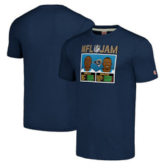 Los Angeles Rams Isaac Bruce & Marshall Faulk Homage Unisex NFL Jam Retired Tri-Blend T-Shirt