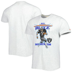 Las Vegas Raiders Bo Jackson Homage Unisex NFL Blitz Retired Player Tri-Blend T-Shirt