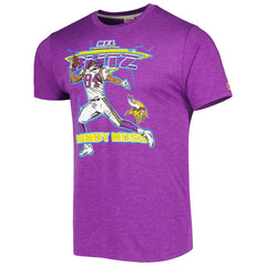 Minnesota Vikings Randy Moss Homage Unisex NFL Blitz Retired Player Tri-Blend T-Shirt