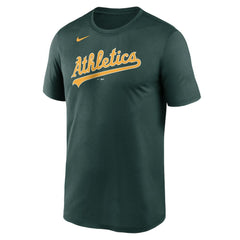 Athletics Nike New Legend Wordmark Dri-FIT T-Shirt | MLB Outlet