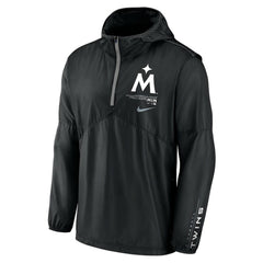 Minnesota Twins Nike Authentic Night Game Performance Half-Zip Windbreaker | MLB Outlet