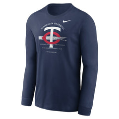 Minnesota Twins Nike Over Arch Performance Long Sleeve T-Shirt | MLB Near me