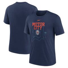 Detroit Tigers Nike Rewind Retro Tri-Blend T-Shirt | MLB Discount