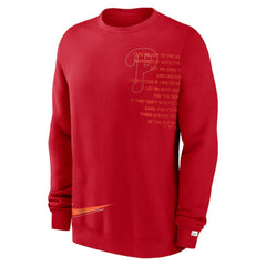 Philadelphia Phillies Nike Statement Ball Game Fleece Pullover Sweatshirt | MLB New