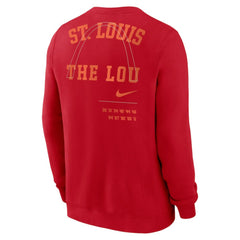 St. Louis Cardinals Nike Statement Ball Game Fleece Pullover Sweatshirt | MLB Outlet
