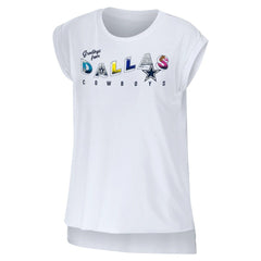 Dallas Cowboys WEAR by Erin Andrews Women's Greetings From Muscle T-Shirt