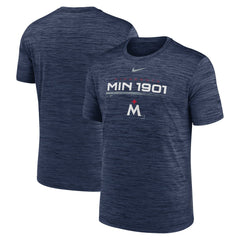 Minnesota Twins Nike Wordmark Velocity Performance T-Shirt | MLB Outlet