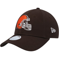 Cleveland Browns New Era Women's Simple 9FORTY Adjustable Hat