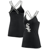 Chicago White Sox Fanatics Women's Barrel It Up Cross Back V-Neck Tank Top | MLB Online