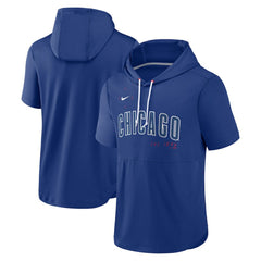 Chicago Cubs Nike Springer Short Sleeve Team Pullover Hoodie | MLB For sale