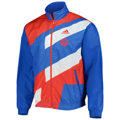 Bayern Munich 2022/23 On-Field Team Logo Anthem Reversible Full-Zip Jacket Blue - Adidas