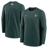 Athletics Nike Authentic Collection Logo Performance Long Sleeve T-Shirt | MLB US