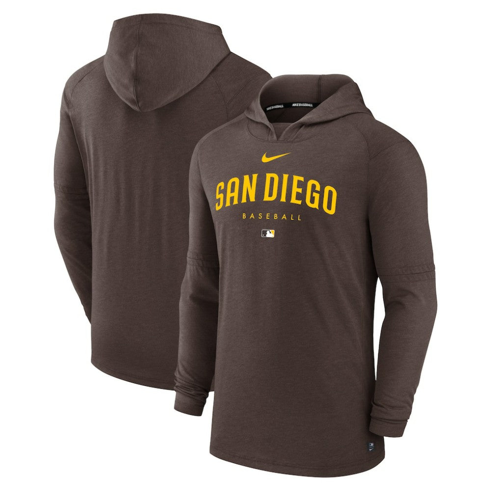 San Diego Padres Nike Authentic Collection Lightweight Dri-FIT Hooded Pullover | MLB For sale