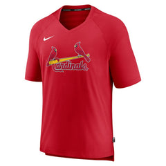 St. Louis Cardinals Nike Authentic Collection Pregame Raglan Performance V-Neck T-Shirt | MLB Sale