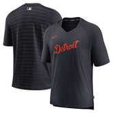 Detroit Tigers Nike Authentic Collection Pregame Raglan Performance V-Neck T-Shirt | MLB Outlet