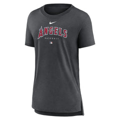 Los Angeles Angels Nike Women's Authentic Collection Early Work Tri-Blend T-Shirt | MLB Near me
