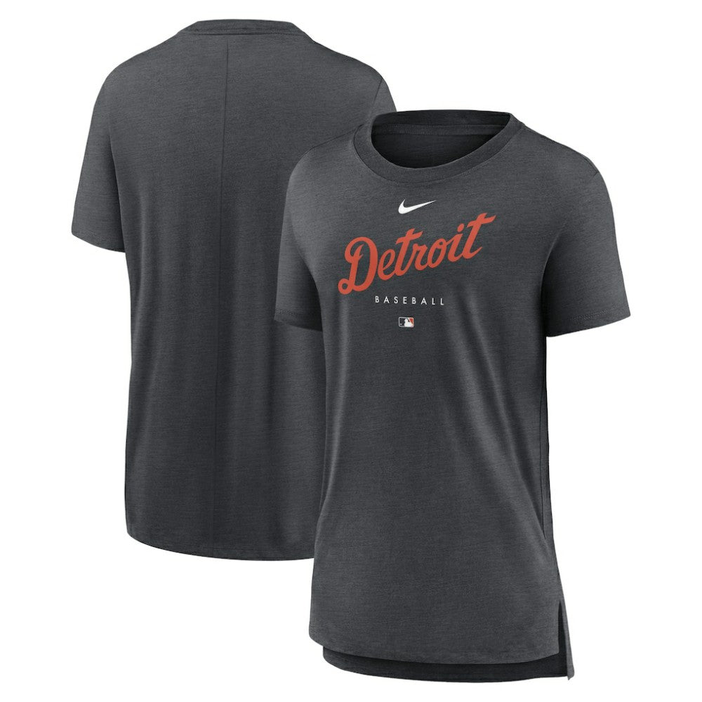 Detroit Tigers Nike Women's Authentic Collection Early Work Tri-Blend T-Shirt | MLB New