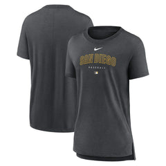San Diego Padres Nike Women's Authentic Collection Early Work Tri-Blend T-Shirt | MLB Sale
