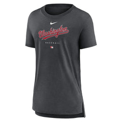 Washington Nationals Nike Women's Authentic Collection Early Work Tri-Blend T-Shirt | MLB On Sale