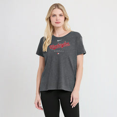 Washington Nationals Nike Women's Authentic Collection Early Work Tri-Blend T-Shirt | MLB On Sale