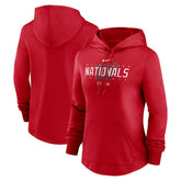 Washington Nationals Nike Women's Authentic Collection Pregame Performance Pullover Hoodie | MLB US