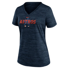 Houston Astros Nike Women's Authentic Collection Velocity Practice Performance V-Neck T-Shirt | MLB Near me