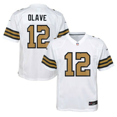 New Orleans Saints Nike Chris Olave Youth Game Jersey