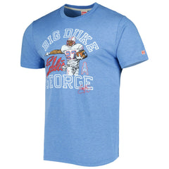 Tennessee Titans Eddie George Homage Caricature Retired Player Tri-Blend T-Shirt