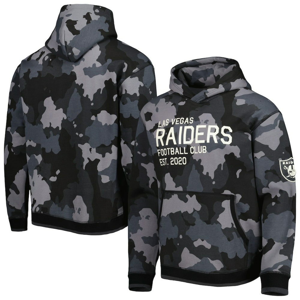 Las Vegas Raiders The Wild Collective Camo Pullover Hoodie