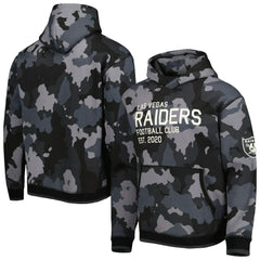 Las Vegas Raiders The Wild Collective Camo Pullover Hoodie
