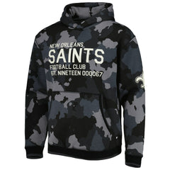 New Orleans Saints The Wild Collective Camo Pullover Hoodie