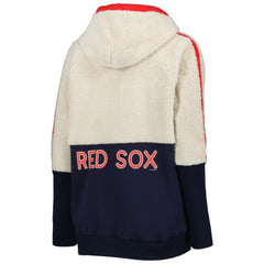 Boston Red Sox G-III 4Her by Carl Banks Women's Shuffle It Raglan Full-Zip Hoodie | MLB Discount
