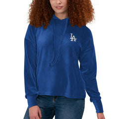 Los Angeles Dodgers Touch Women's End Line Pullover Hoodie | MLB Discount