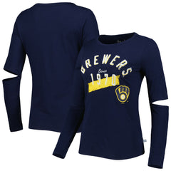 Milwaukee Brewers Touch Women's Formation Long Sleeve T-Shirt | MLB Sale