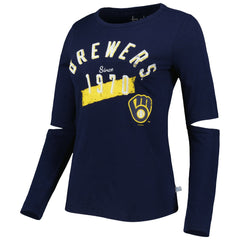 Milwaukee Brewers Touch Women's Formation Long Sleeve T-Shirt | MLB Sale