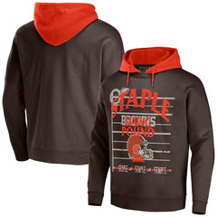 Cleveland Browns NFL x Staple Throwback Vintage Wash Pullover Hoodie