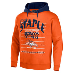 Denver Broncos NFL x Staple Throwback Vintage Wash Pullover Hoodie