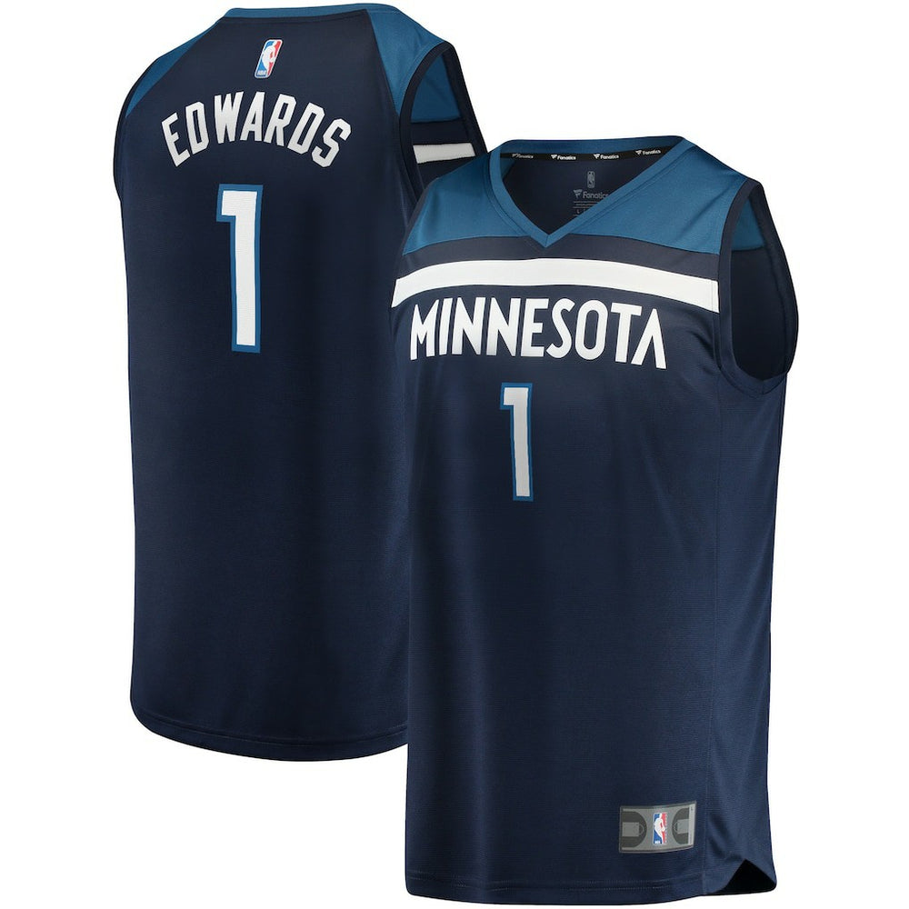 Anthony Edwards Minnesota Timberwolves 2021/22 Fast Break Replica Jersey Discount