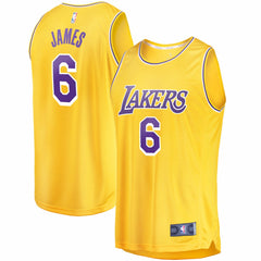 LeBron James Los Angeles Lakers 2021/22 Fast Break Replica Jersey On Sale