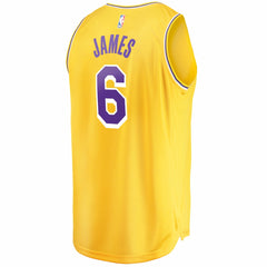 LeBron James Los Angeles Lakers 2021/22 Fast Break Replica Jersey On Sale